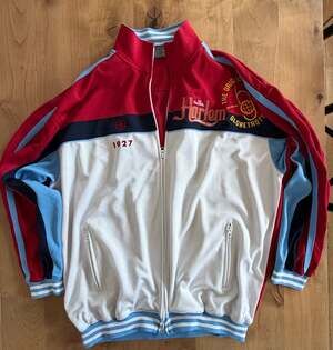 Platinum FUBU Harlem Globetrotters 1927 Warm Up Track Jacket XXL